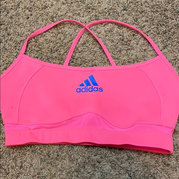 Adidas Pink Sports Bra - Picture 1 of 3